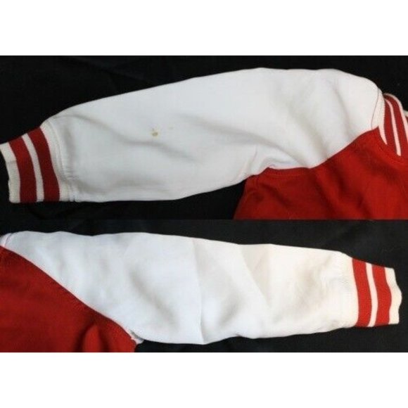 OshKosh B'Gosh Toddler Sz 2T Lion Red & White Letterman Varsity Style Zip Jacket - Picture 7 of 10